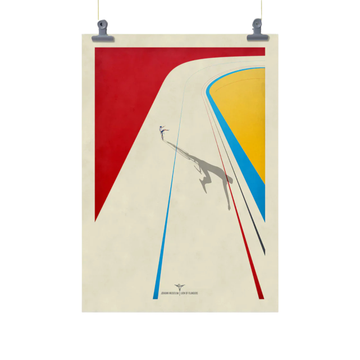 Handmade Cyclist Museeuw Cycling Art Print