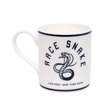Handmade Cyclist Race Snake Mug
