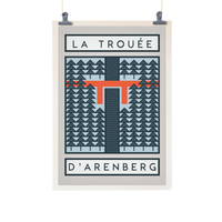 Handmade Cyclist The Arenberg Trench, Parix-Roubaix Cycling Art Print