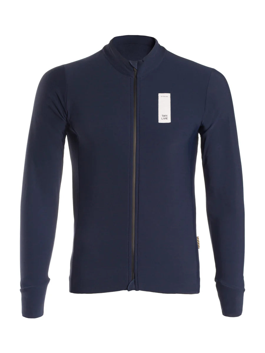 Tanline Pass Jacket Unisex Radtrikot langarm Navy Blue