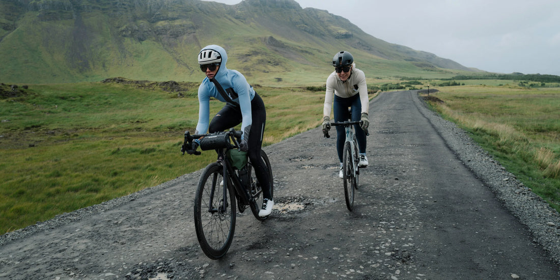 Café du Cycliste Ingrid Women's Microfleece Jersey Radtrikot langarm Verbena