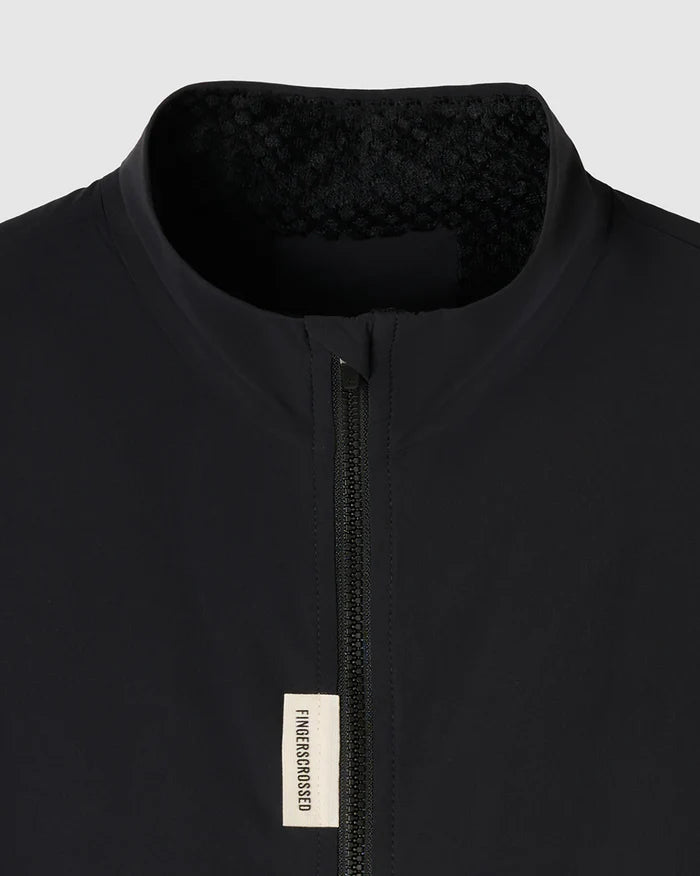 Fingercrossed Road Wind Jacket Insulated Women Wind Fahrradjacke Black