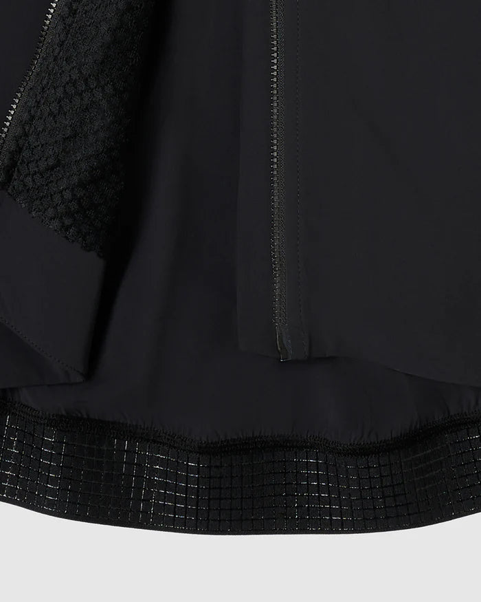 Fingercrossed Road Wind Jacket Insulated Women Wind Fahrradjacke Black