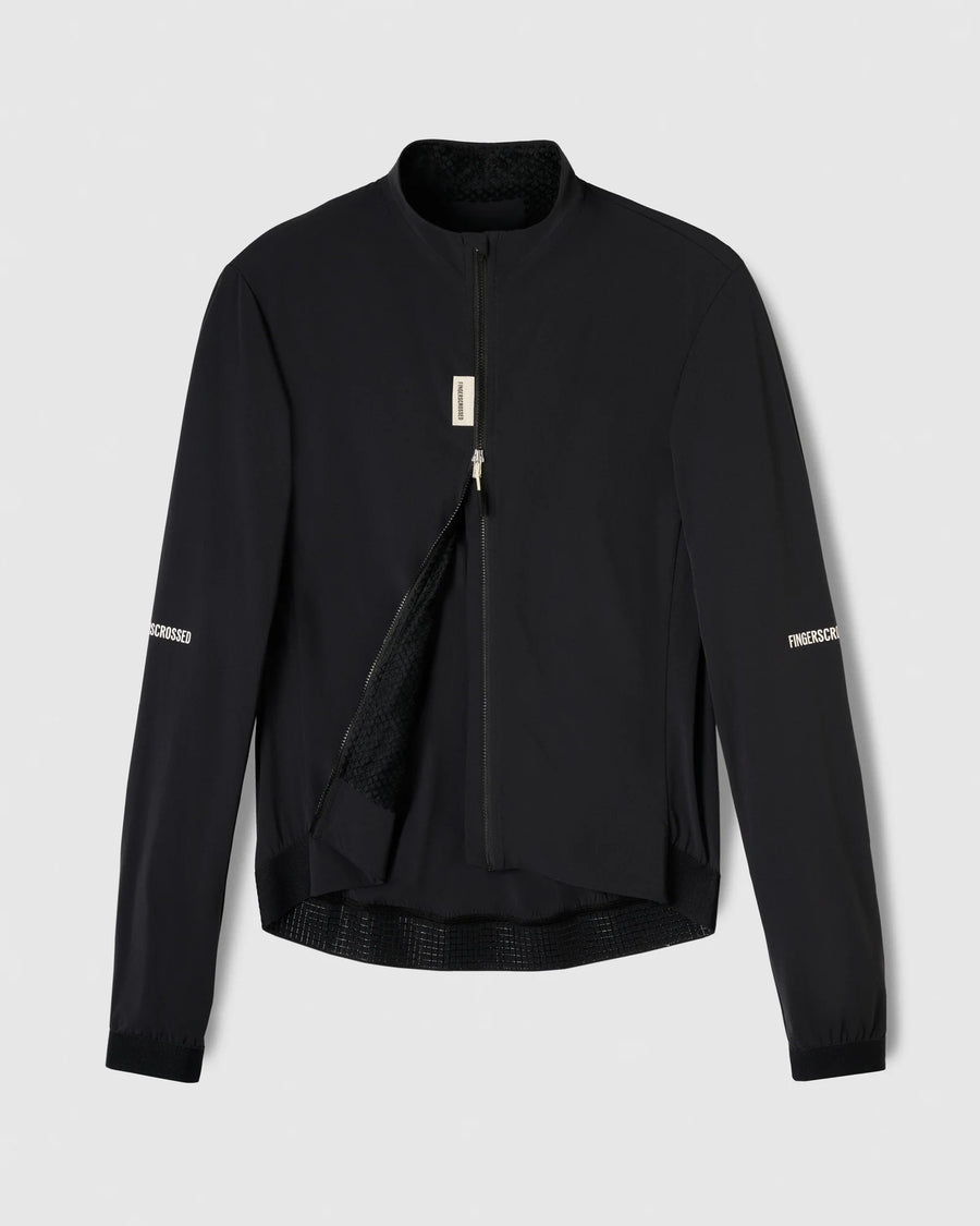 Fingercrossed Road Wind Jacket Insulated Women Wind Fahrradjacke Black