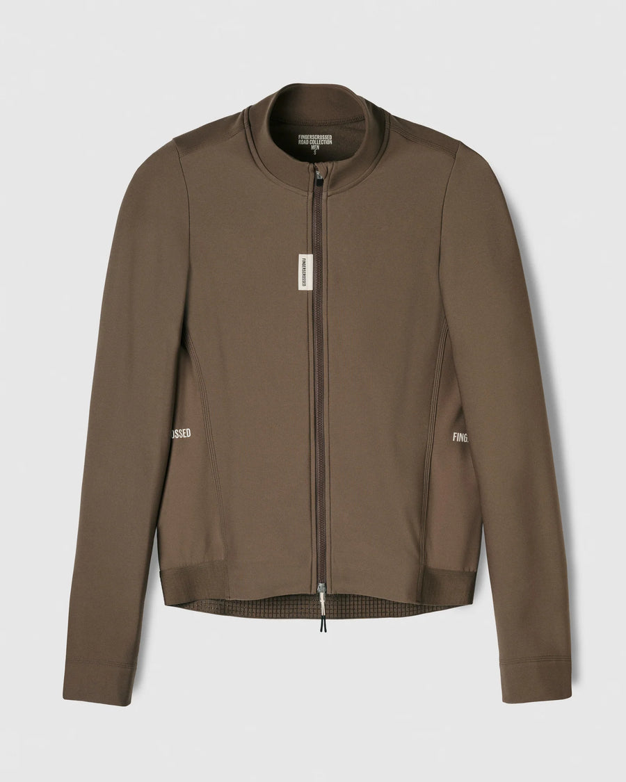 Fingercrossed Road Jersey LS Thermal Men Radtrikot langarm Ground