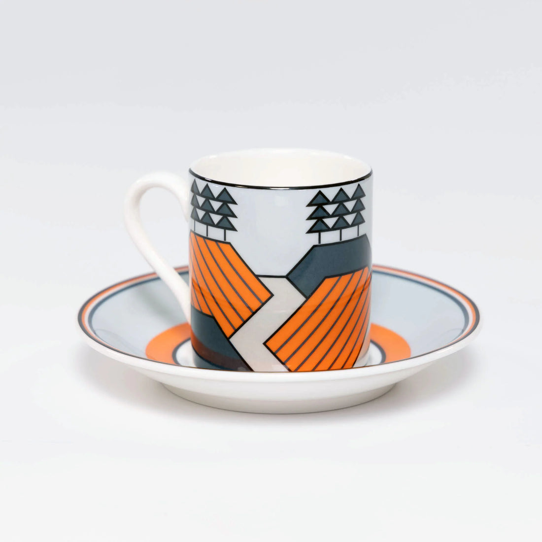 Handmade Cyclist Koppenberg Espressotasse & Untertasse