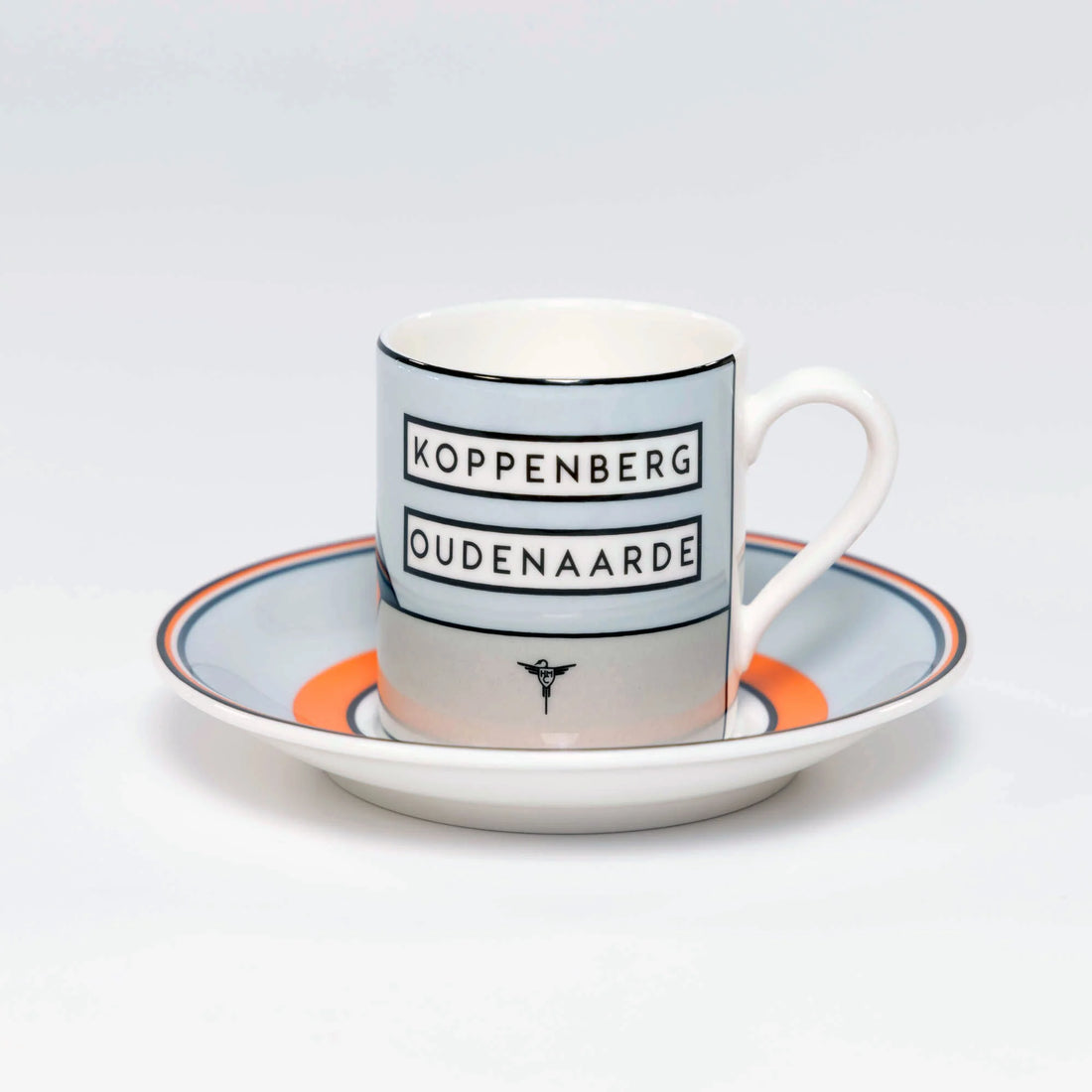 Handmade Cyclist Koppenberg Espressotasse & Untertasse