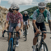 Café du Cycliste Men's Superlight Jersey Laurette Radtrikot Stars / Dark Sea