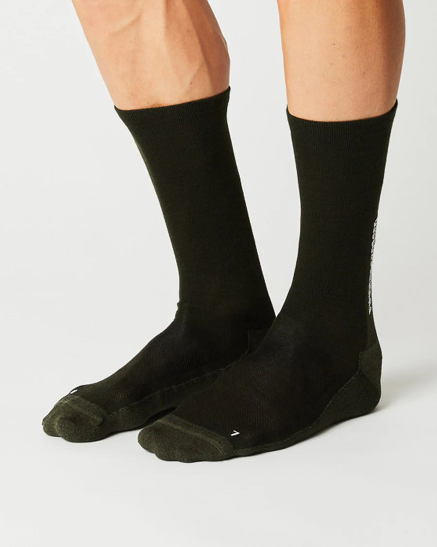 Fingerscrossed LIGHT MERINO Socks Merino Radsocken Silk Green