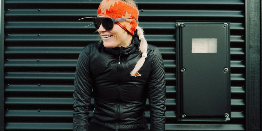 Café du Cycliste Lise Women's Insulated Jacket Fahrradjacke Black