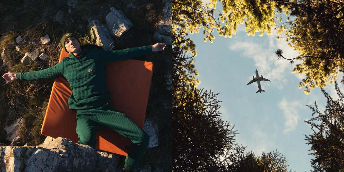 Café du Cycliste Louisa Men's Track Pants Laufhose Alpine Green