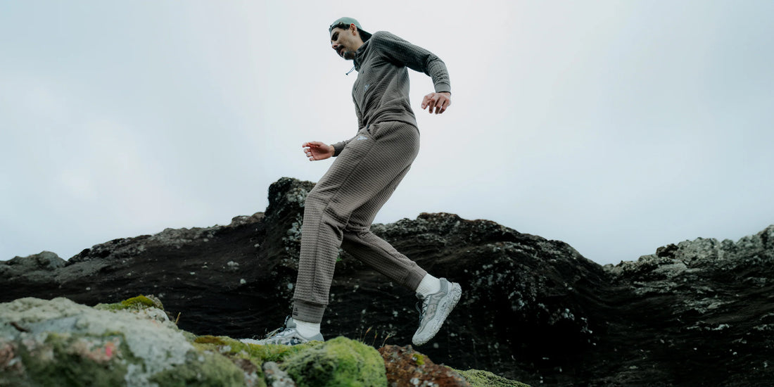 Café du Cycliste Louisa Men's Track Pants Laufhose Carob