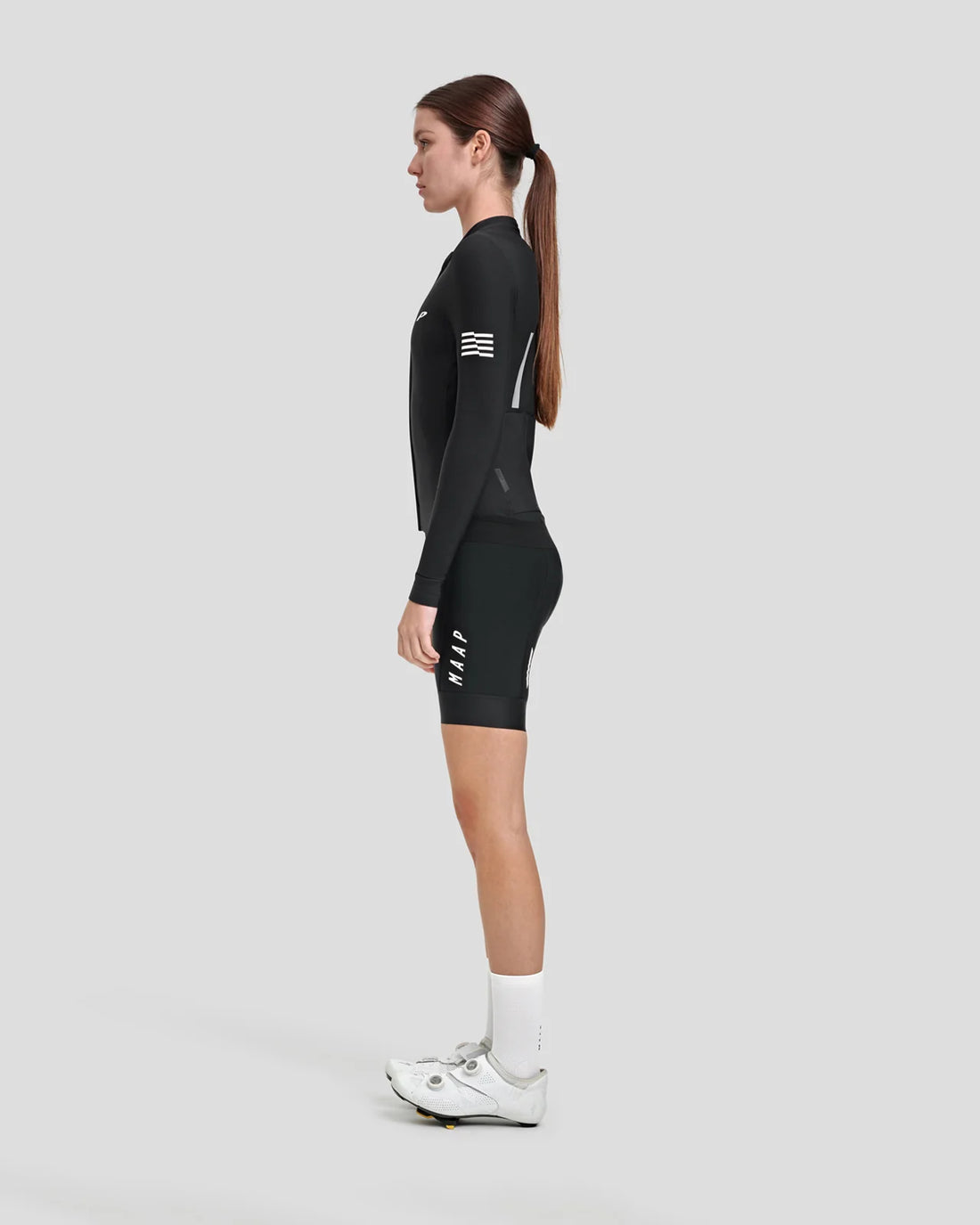 Maap Women's Evade Thermal LS Jersey 2.0 Radtrikot langarm Black