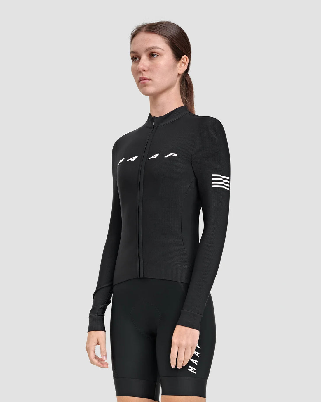 Maap Women's Evade Thermal LS Jersey 2.0 Radtrikot langarm Black