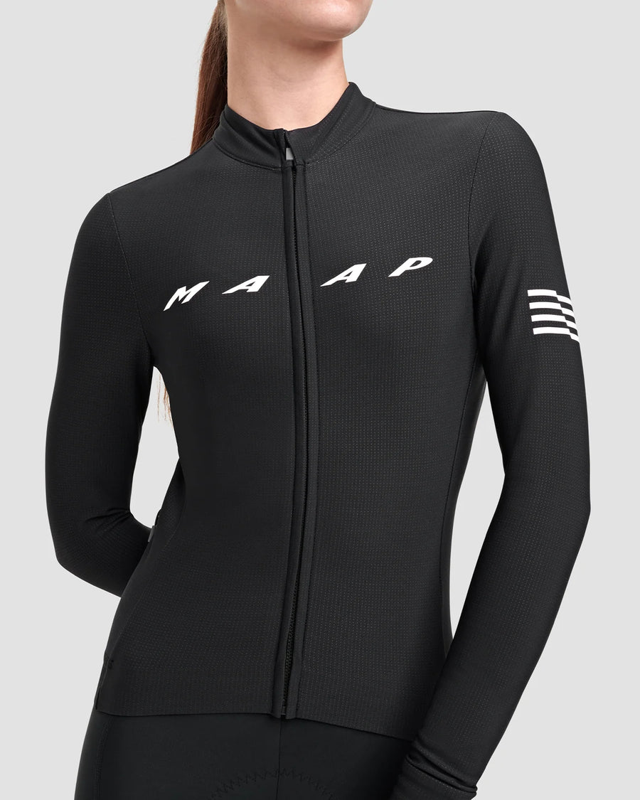 Maap Women's Evade Thermal LS Jersey 2.0 Radtrikot langarm Black