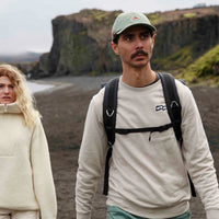 Café du Cycliste Marlene Unisex Cotton Sweatshirt Pearl Grey