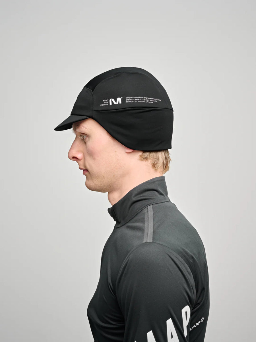 Maap Apex Winter Cap Winter Radkappe Black