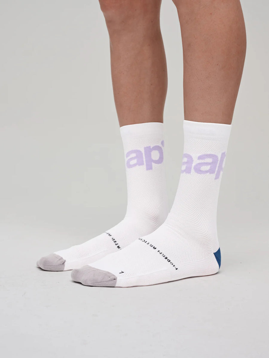 Maap Training Sock Radsocken White/Purple