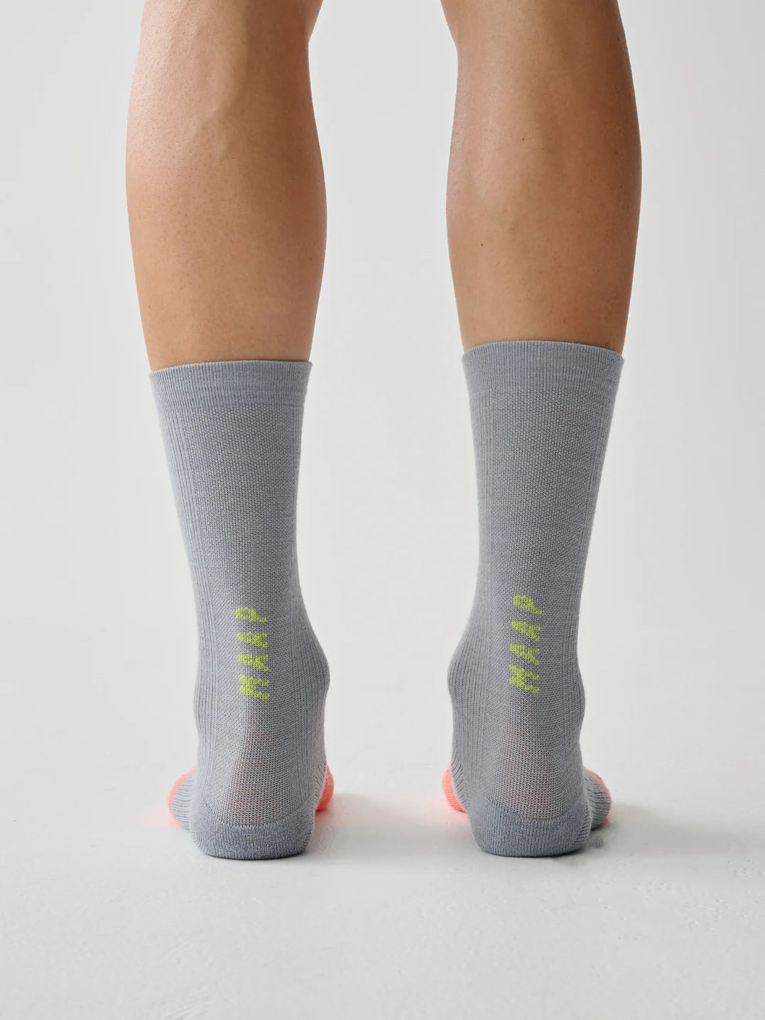 Maap Division Merino Sock Merino Radsocken Alloy/Tangelo
