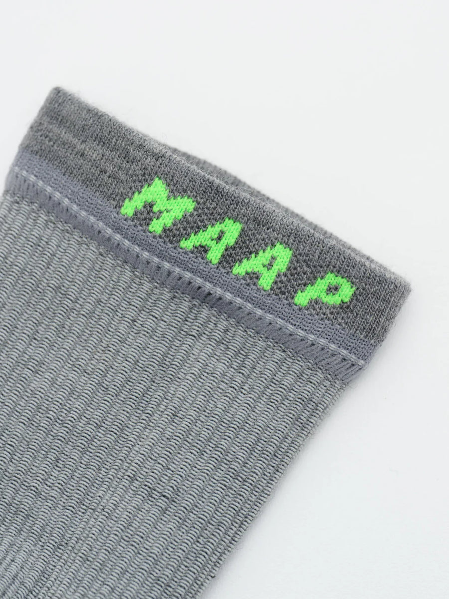 Maap Division Merino Sock Merino Radsocken Graystone