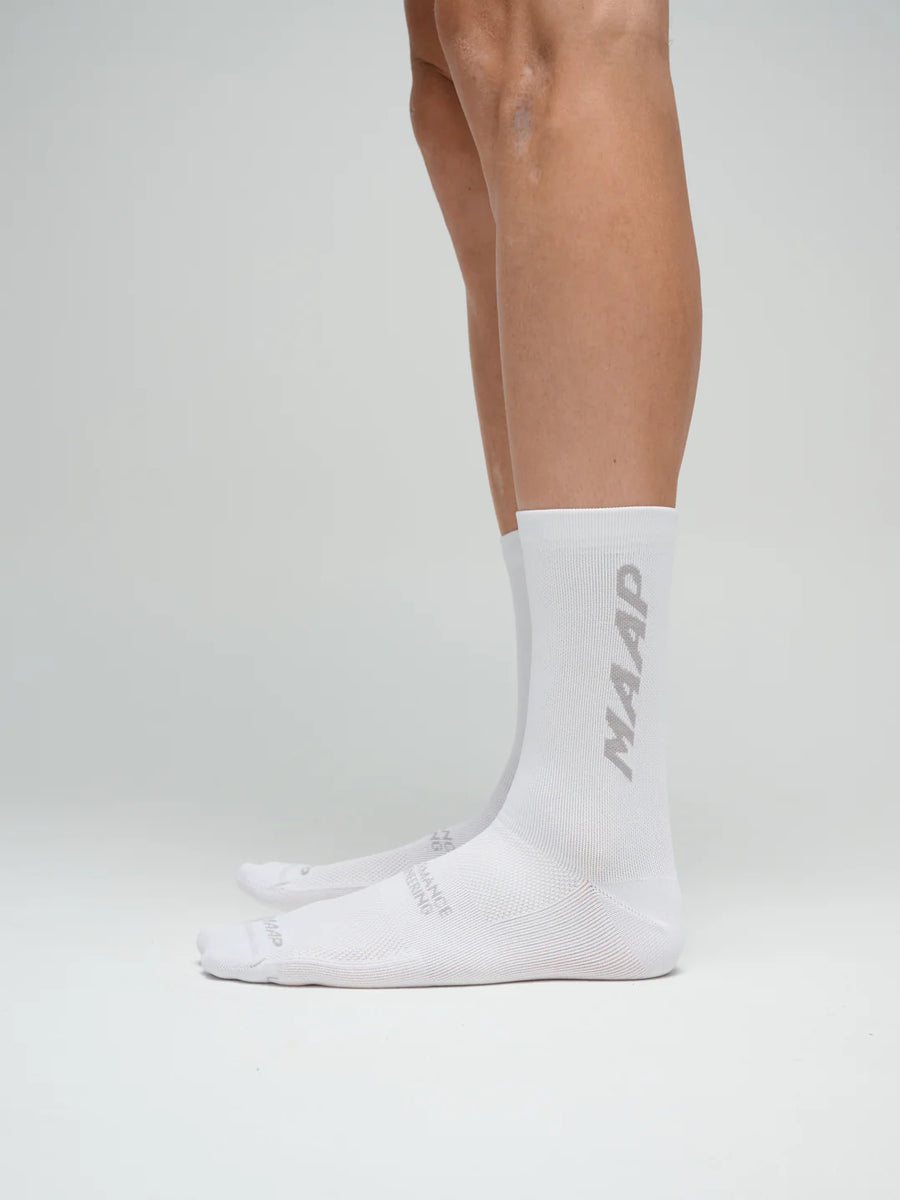 Maap Emerge Sock Radsocken White/Glacier