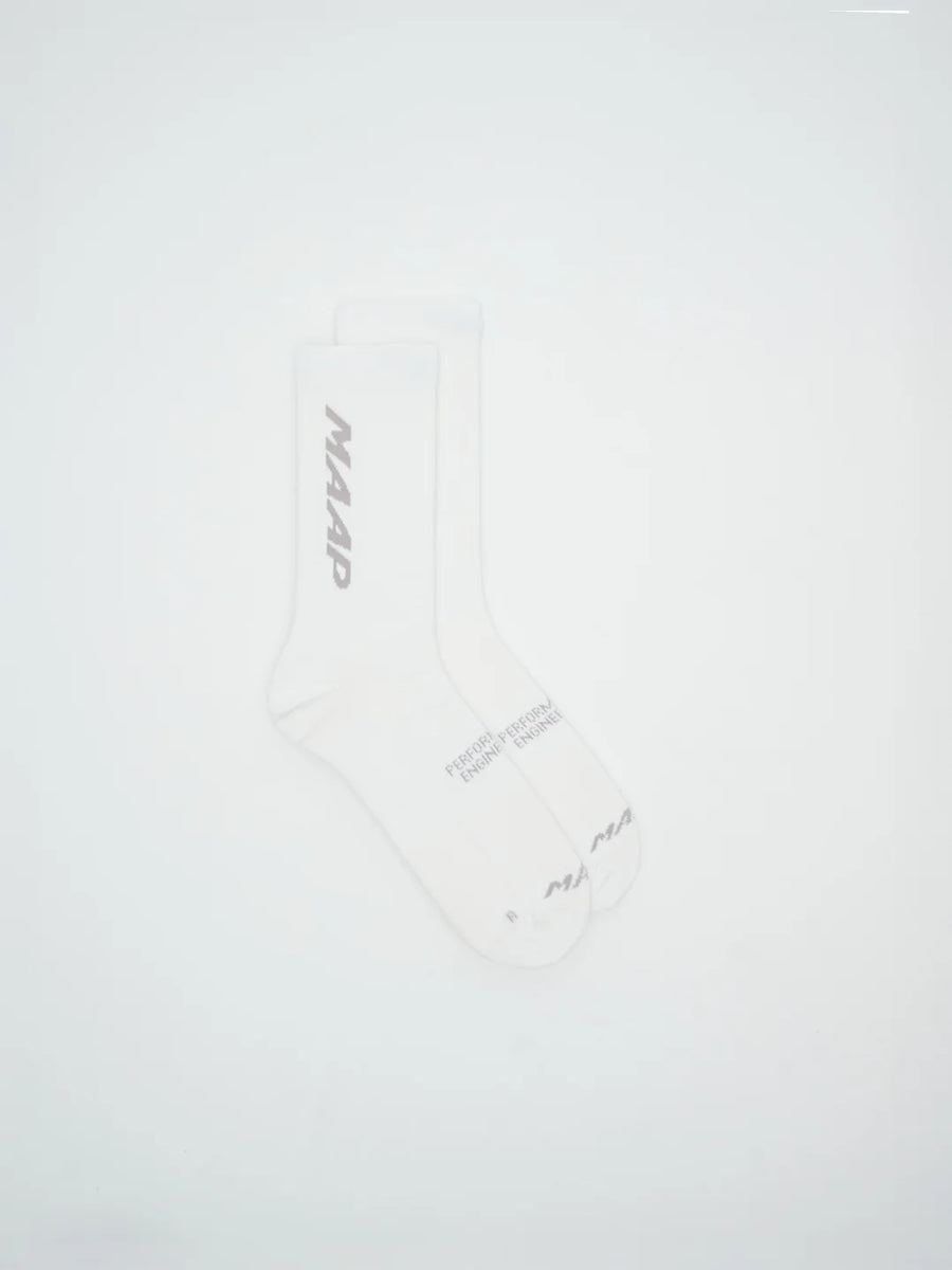 Maap Emerge Sock Radsocken White/Glacier