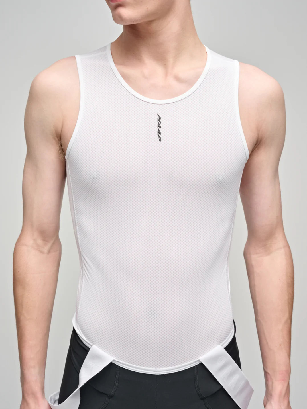 Maap Men's Team Midweight  Base Layer Radunterhemd White