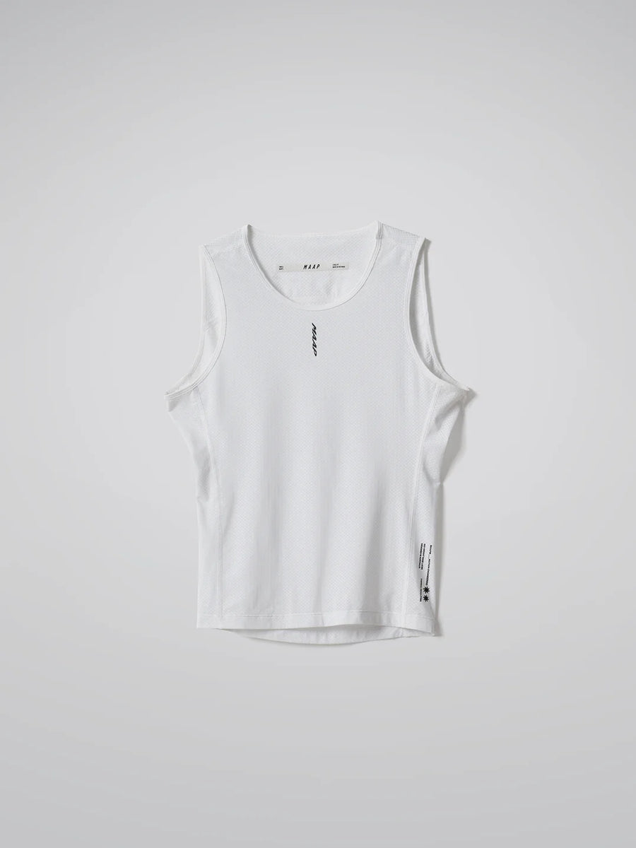 Maap Men's Team Midweight  Base Layer Radunterhemd White