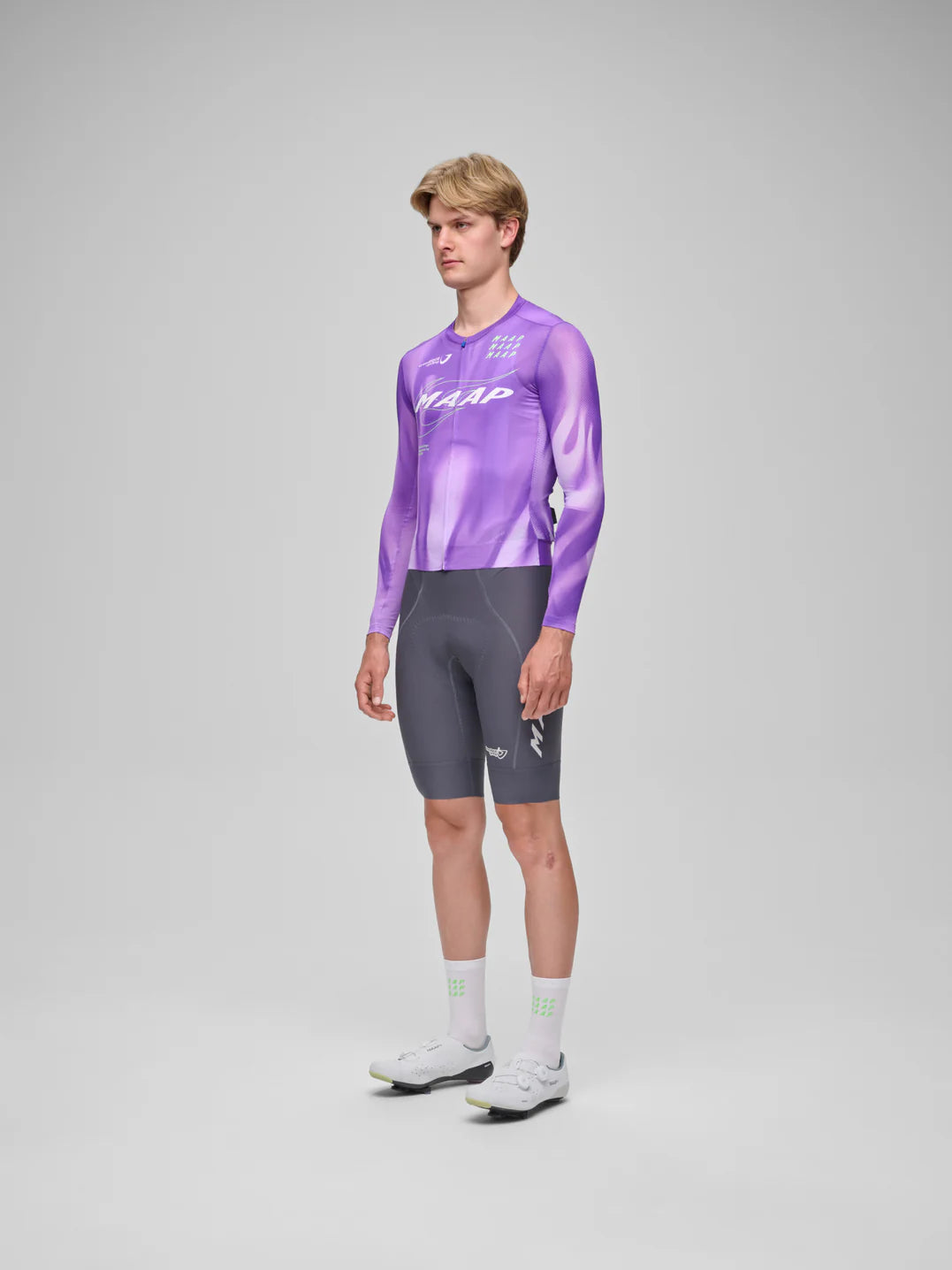 Maap Men's WorldTour 26 Team Bib Evo Odyssey White