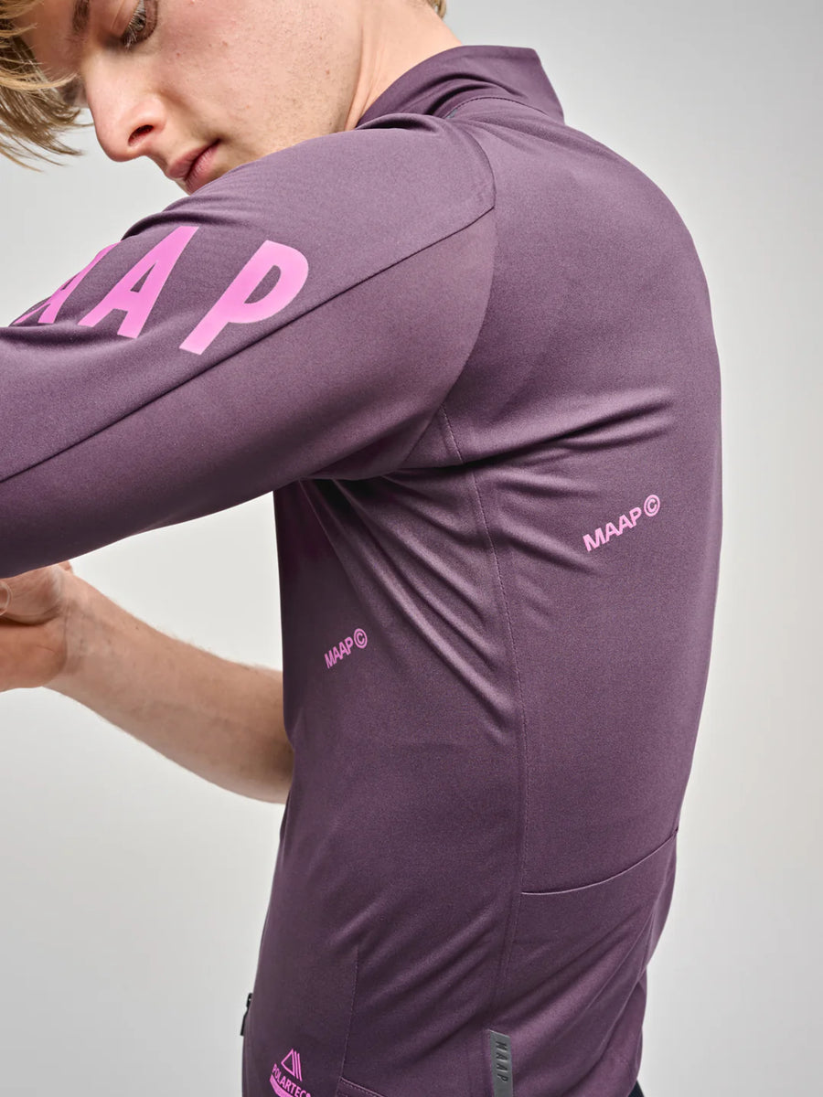 Maap Men's Elements Pro Race SS Jacket Fahrradjacke kurzarm Mulberry