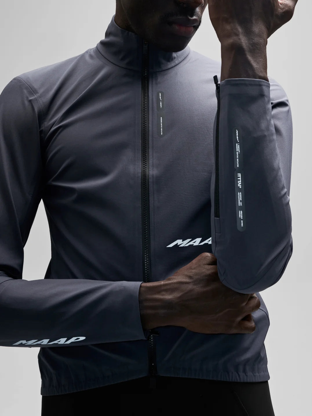 Maap Men's Apex Downpour Jacket Fahrradjacke Carbon Blue