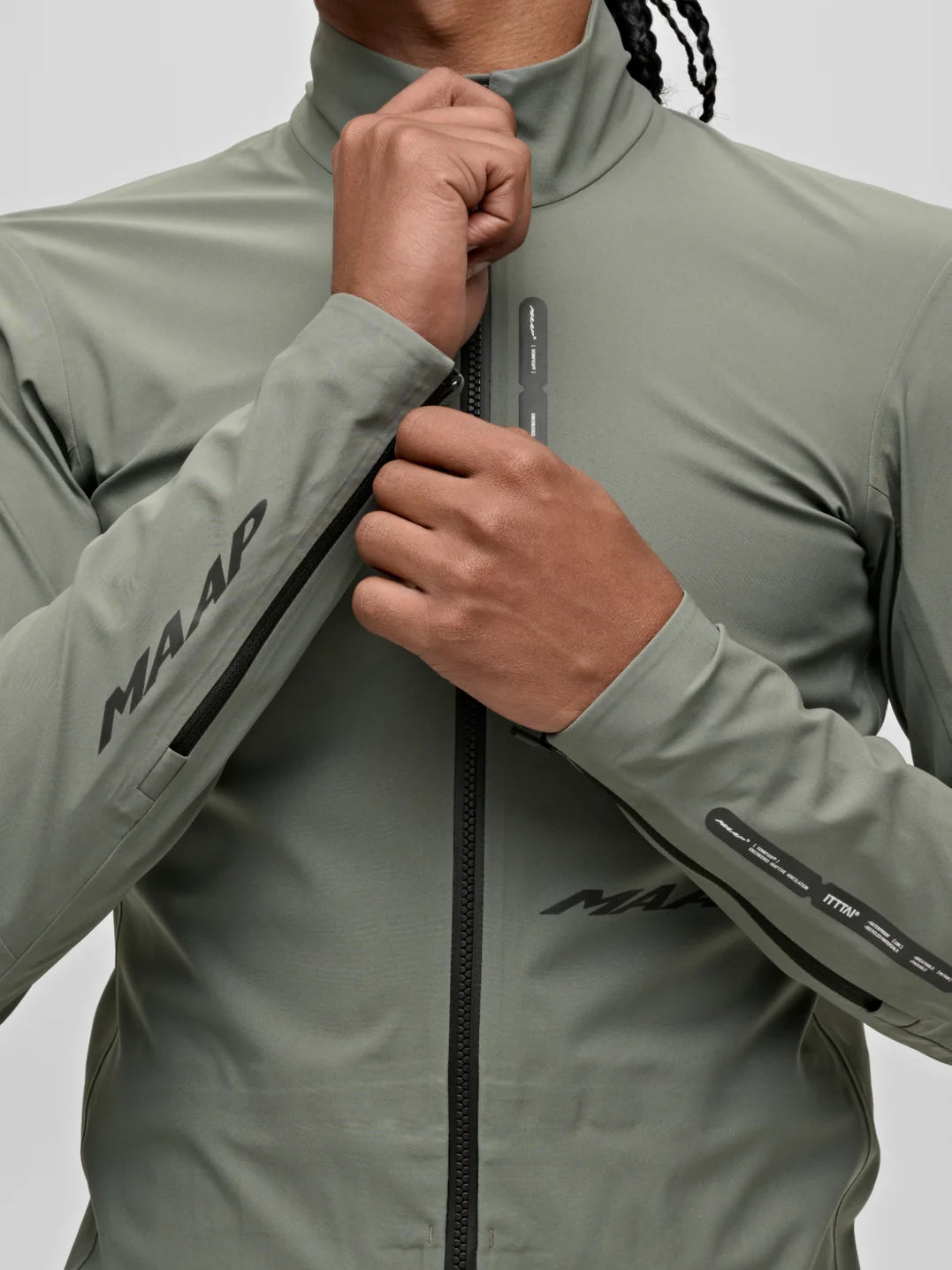 Maap Men's Apex Downpour Jacket Fahrradjacke Castor Grey