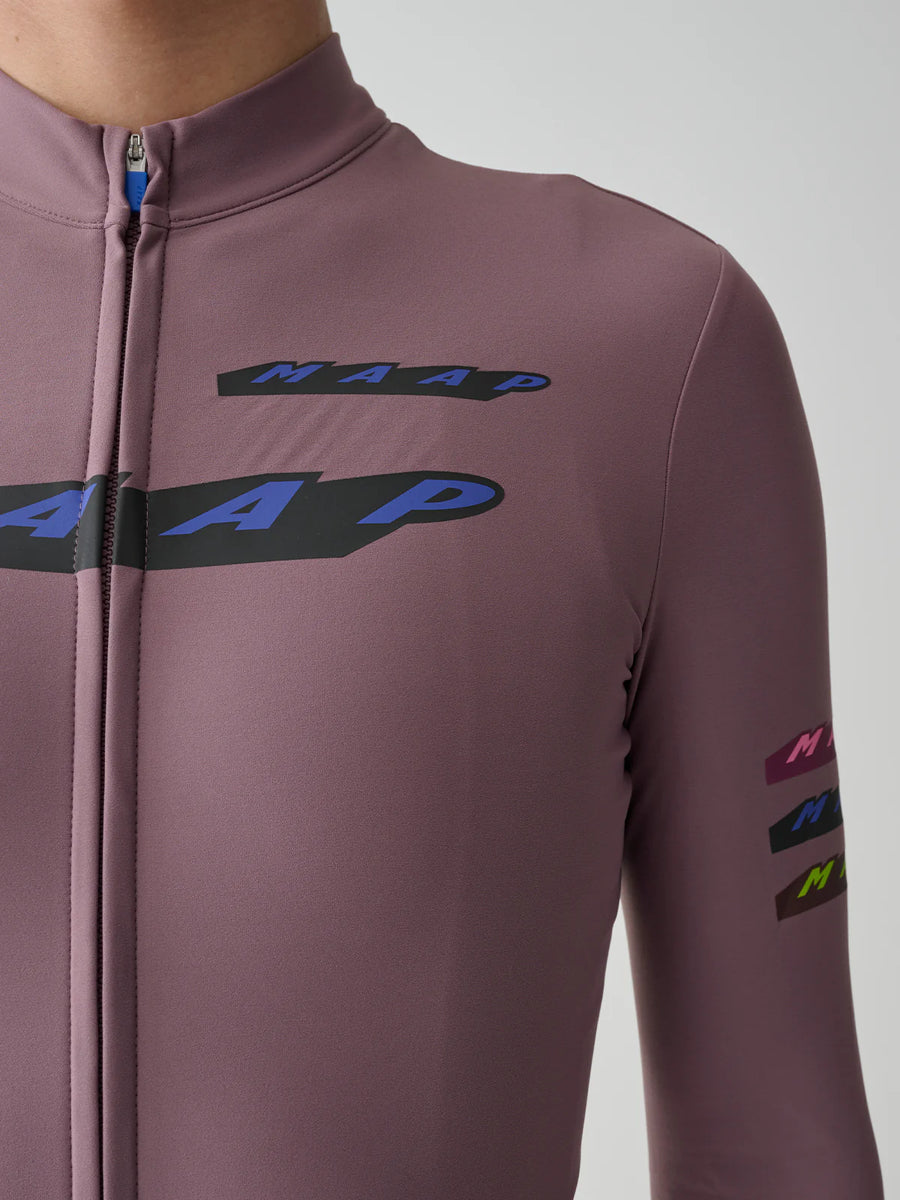 Maap Men's Evade X Thermal LS Jersey 2.0 Radtrikot langarm Raisin
