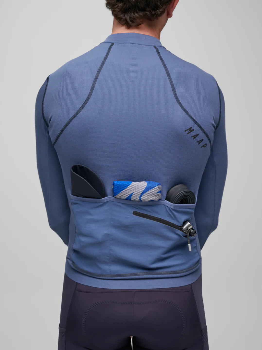 Maap Men's Alt_Road™ LS Jersey 2.0 Radtrikot langarm Bijou Blue