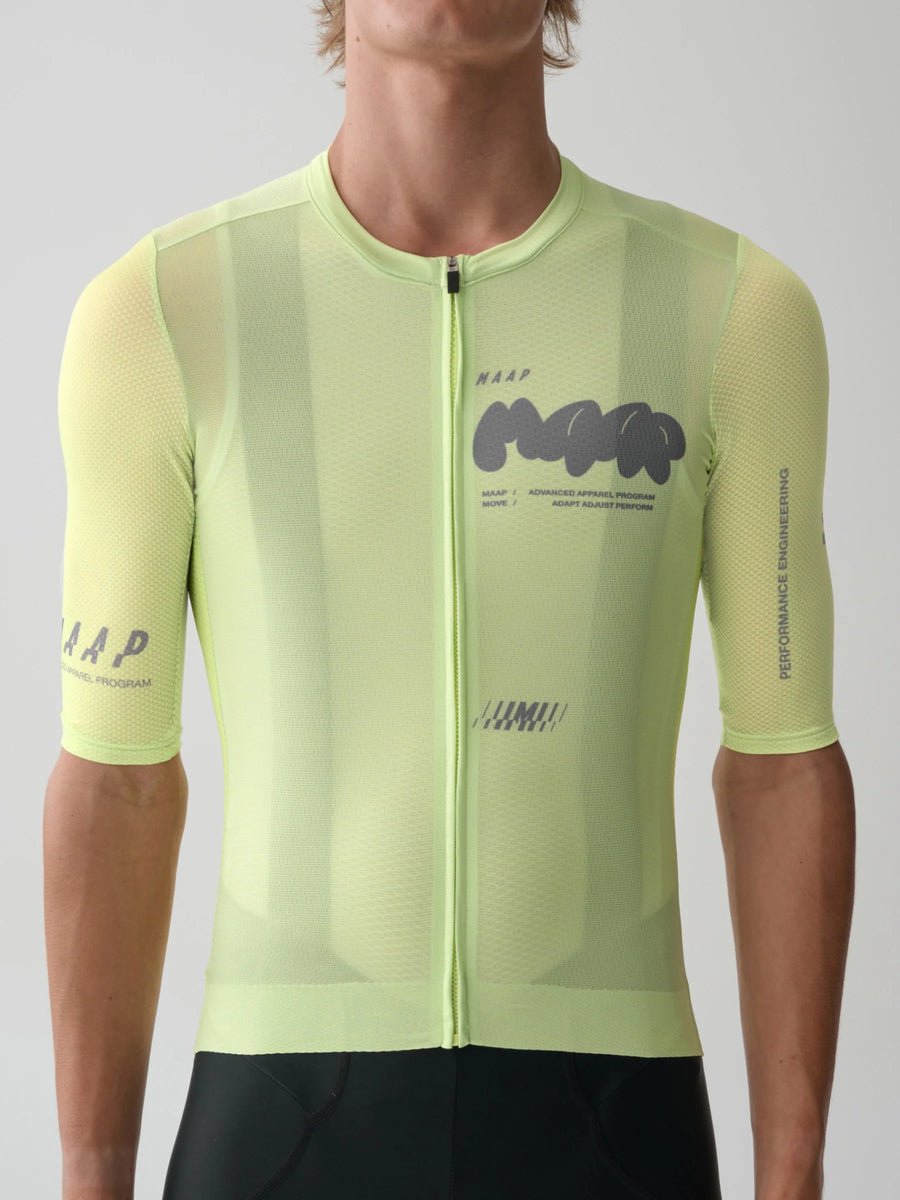 Maap Men's Aerate Pro Air Jersey 3.0 Radtrikot Shadow Lime