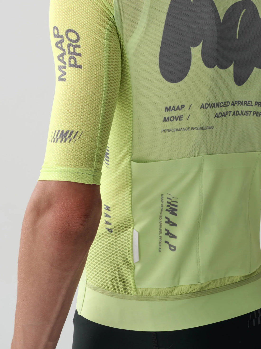 Maap Men's Aerate Pro Air Jersey 3.0 Radtrikot Shadow Lime