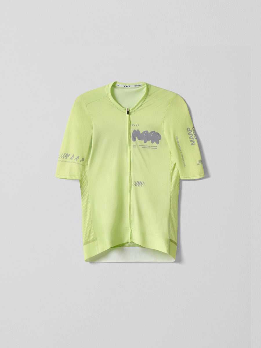 Maap Men's Aerate Pro Air Jersey 3.0 Radtrikot Shadow Lime
