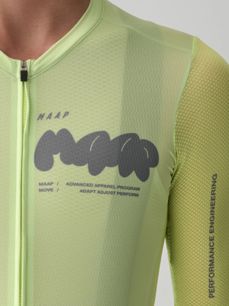 Maap Men's Aerate Pro Air Jersey 3.0 Radtrikot Shadow Lime