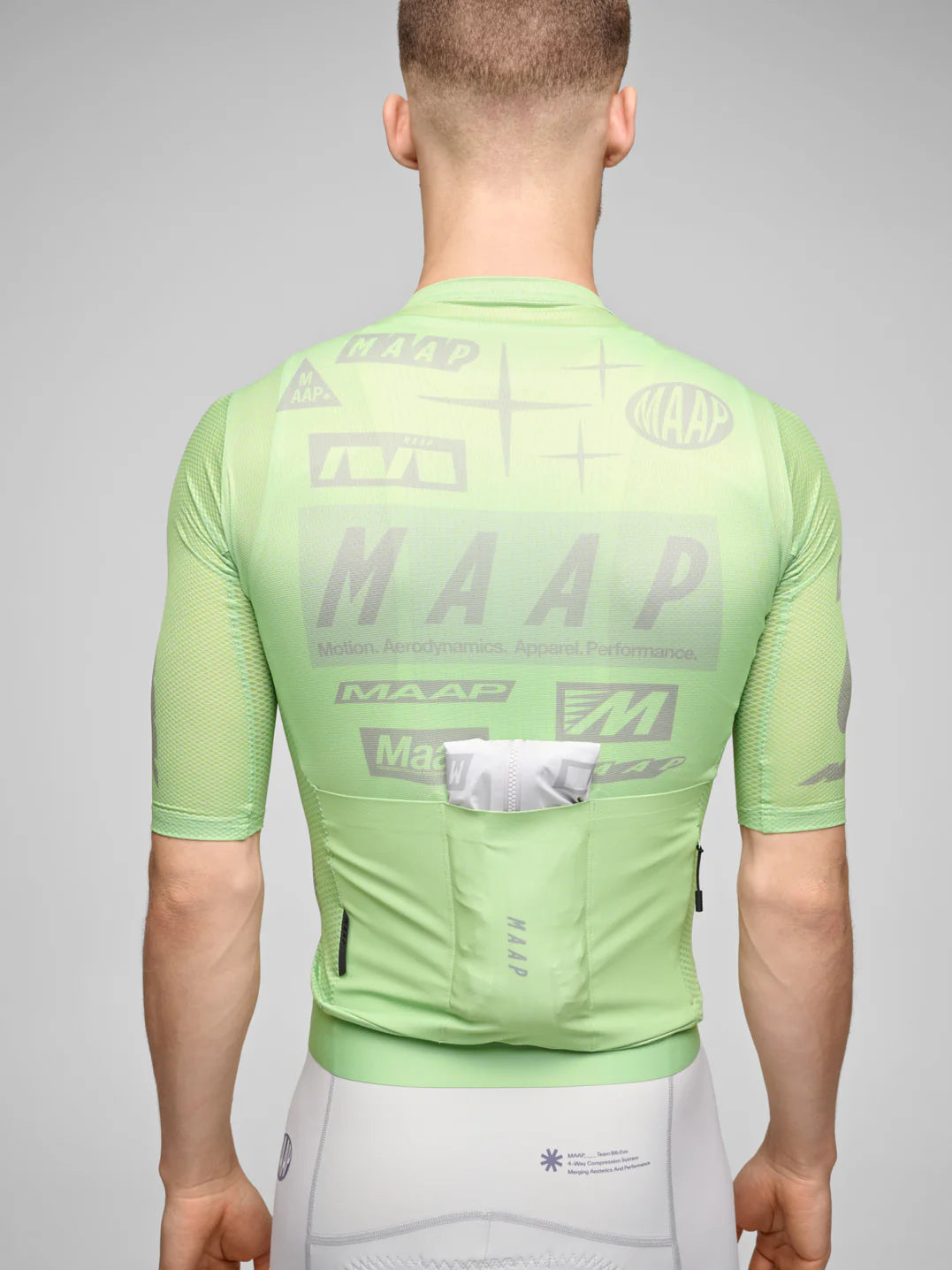 Maap Men's Drome Pro Air Jersey 3.0 Radtrikot Foam Green