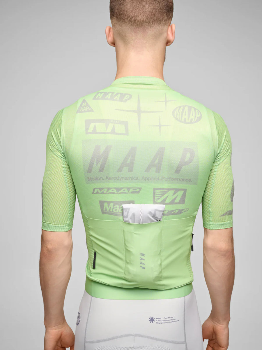 Maap Men's Drome Pro Air Jersey 3.0 Radtrikot Foam Green