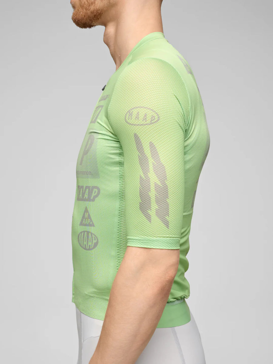 Maap Men's Drome Pro Air Jersey 3.0 Radtrikot Foam Green