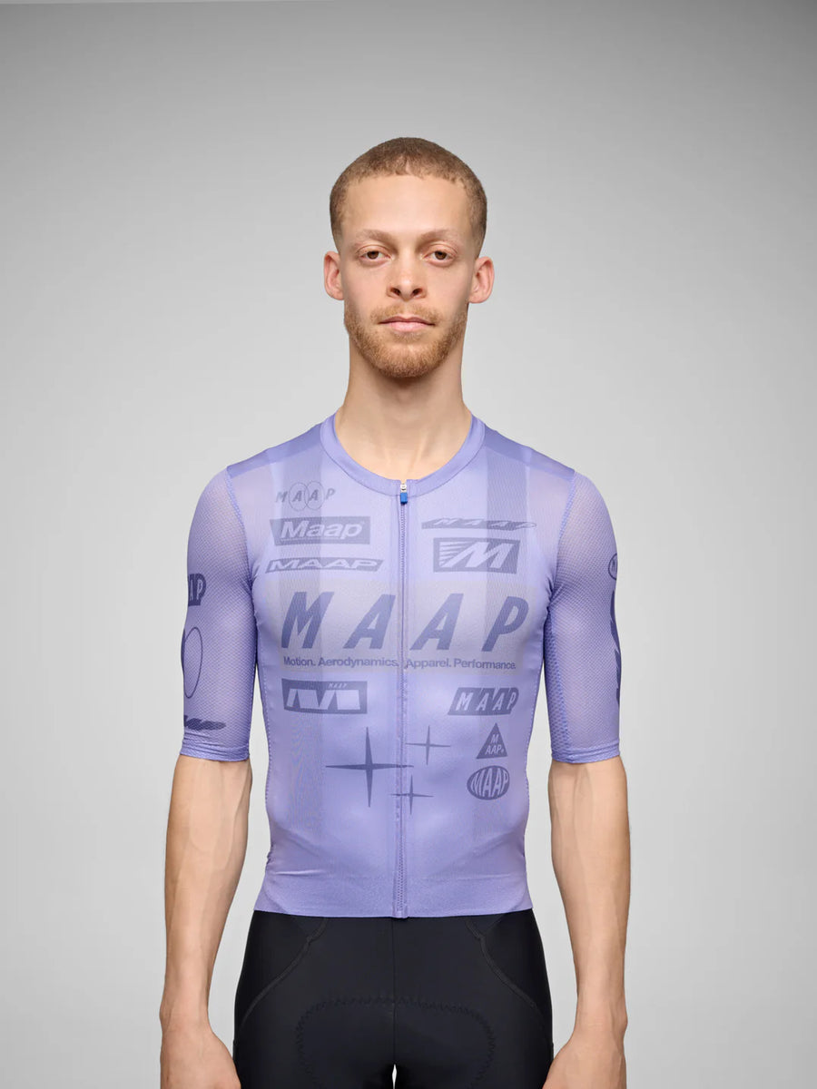 Maap Men's Drome Pro Air Jersey 3.0 Radtrikot Lavender