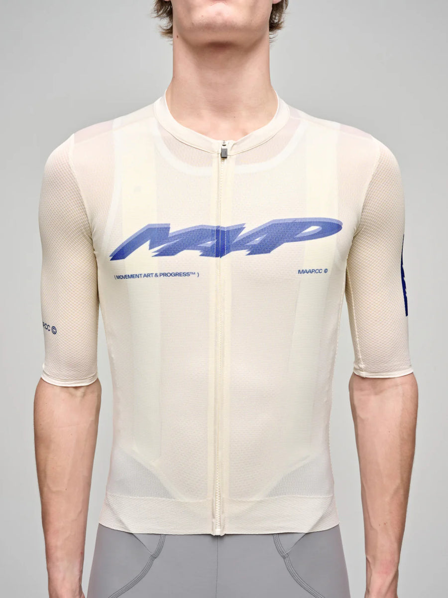 Maap Men's Blaze Pro Air Jersey 3.0 Radtrikot Vanilla