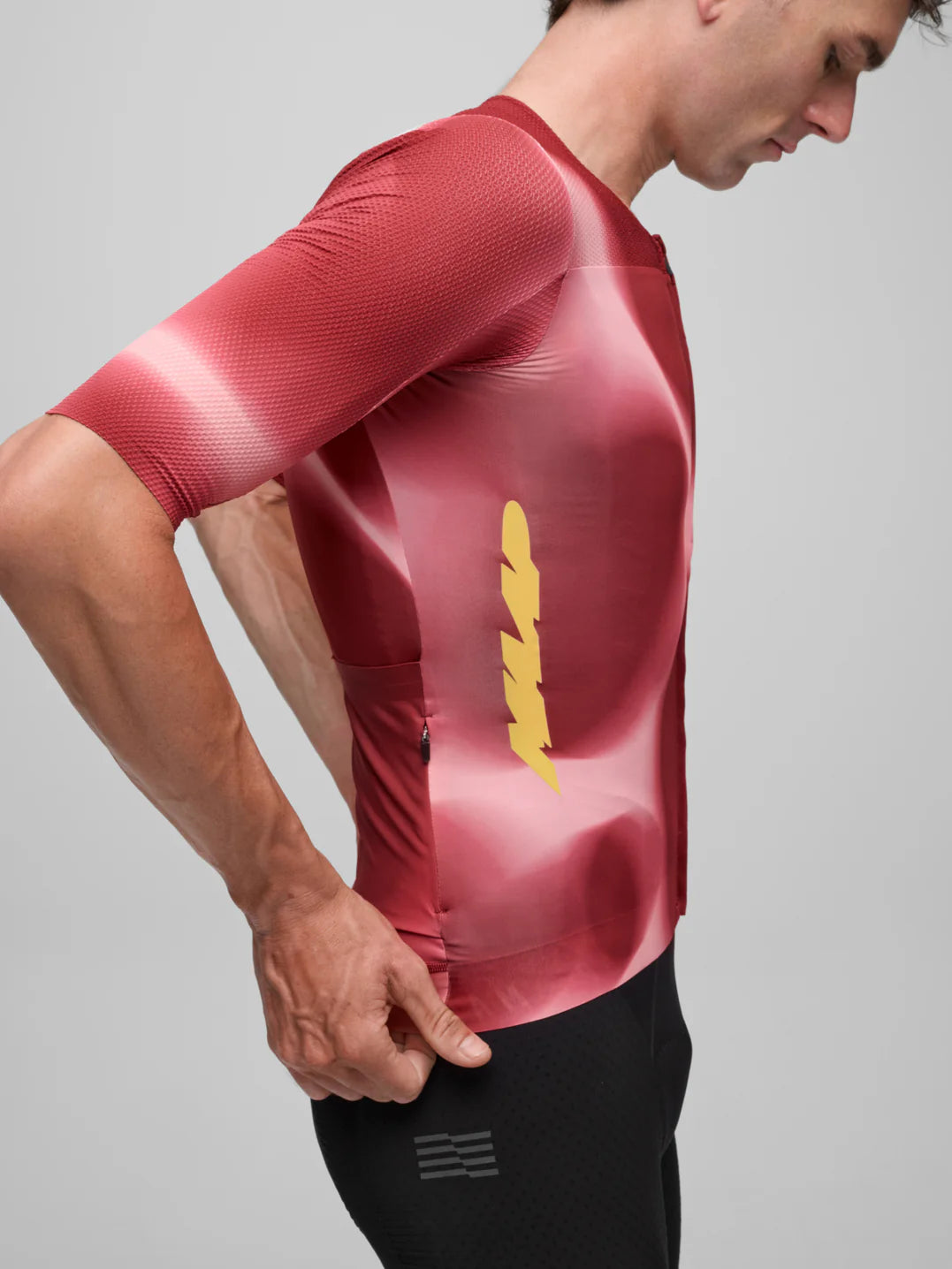 Maap Men's Void Pro Race Jersey Radtrikot Crimson Dusk
