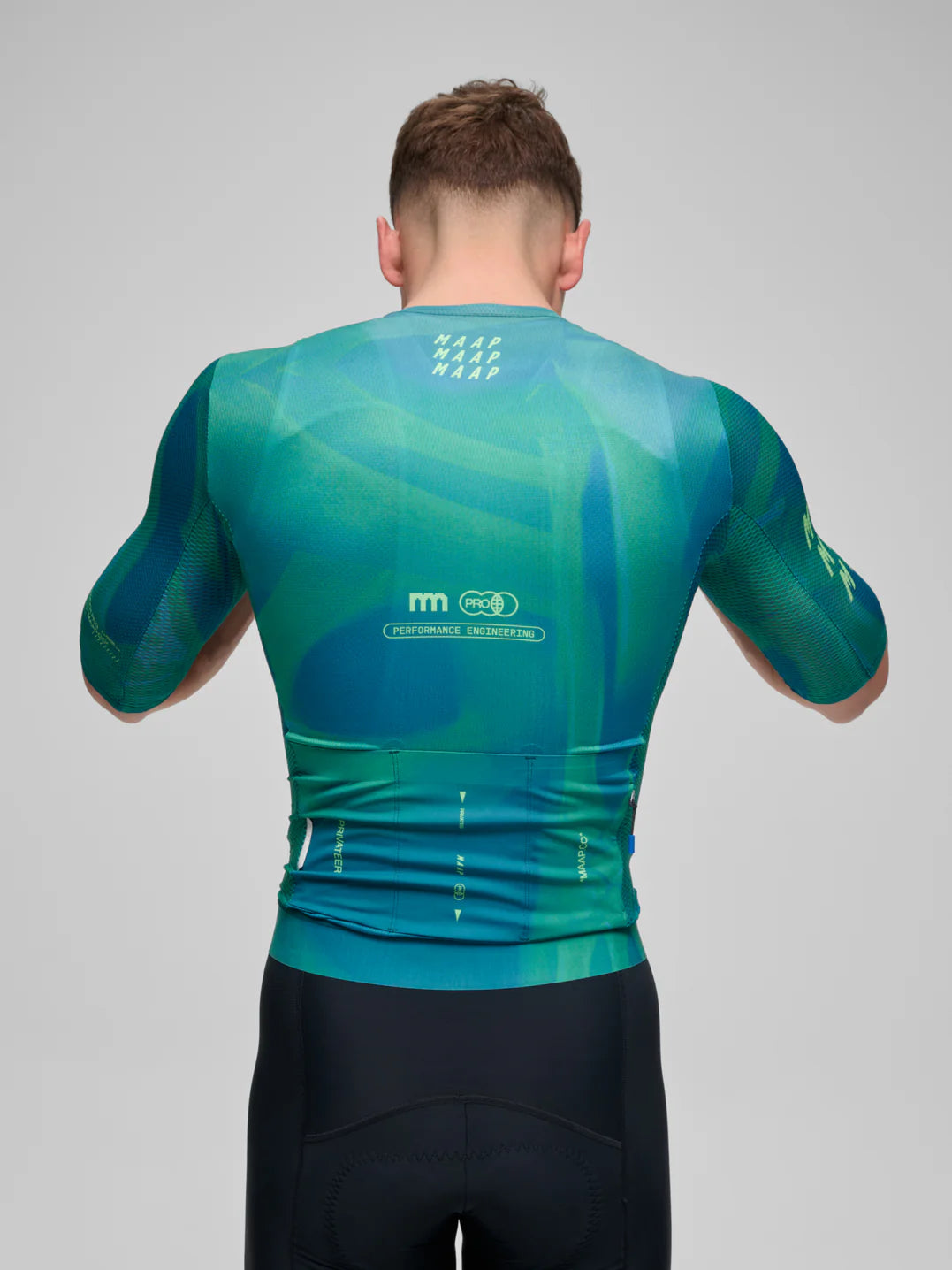 Maap Evade Pro Base Maillot de cyclisme pour homme Noir