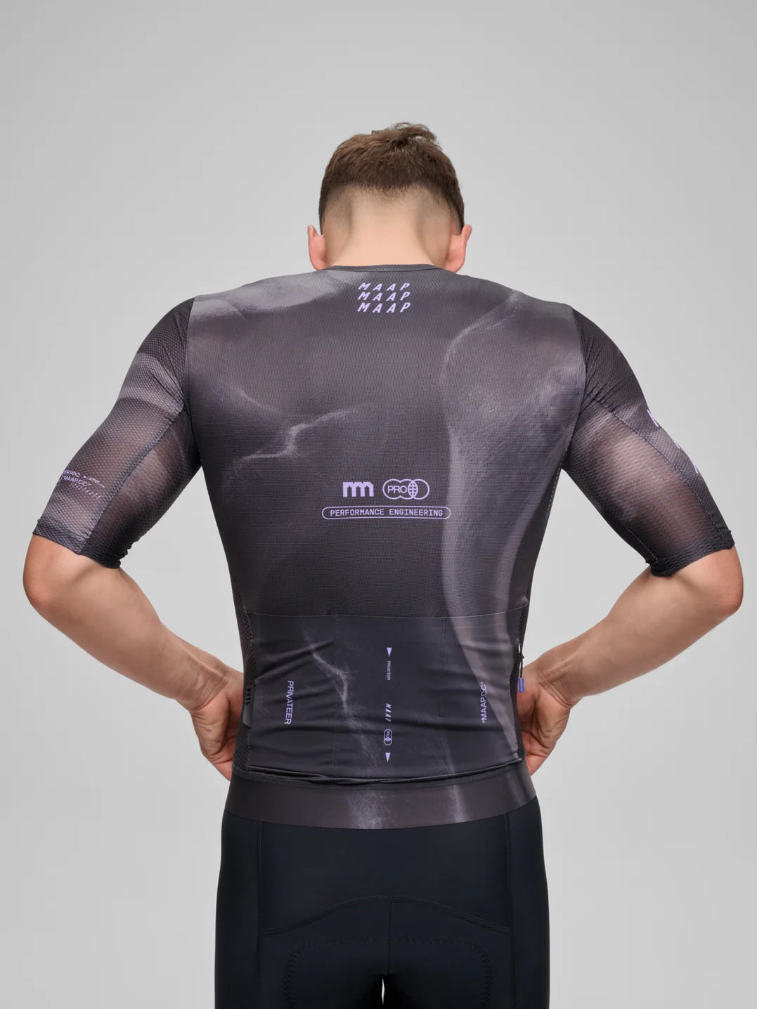 Maap Evade Pro Base Maillot de cyclisme pour homme Noir