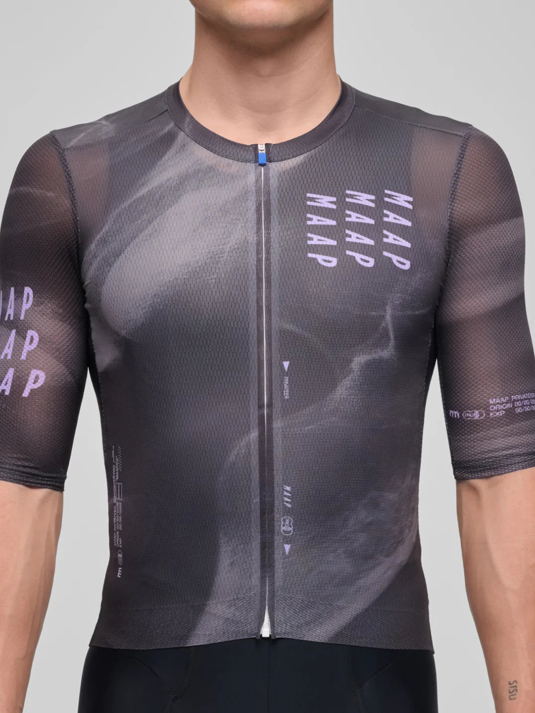 Maap Evade Pro Base Maillot de cyclisme pour homme Noir