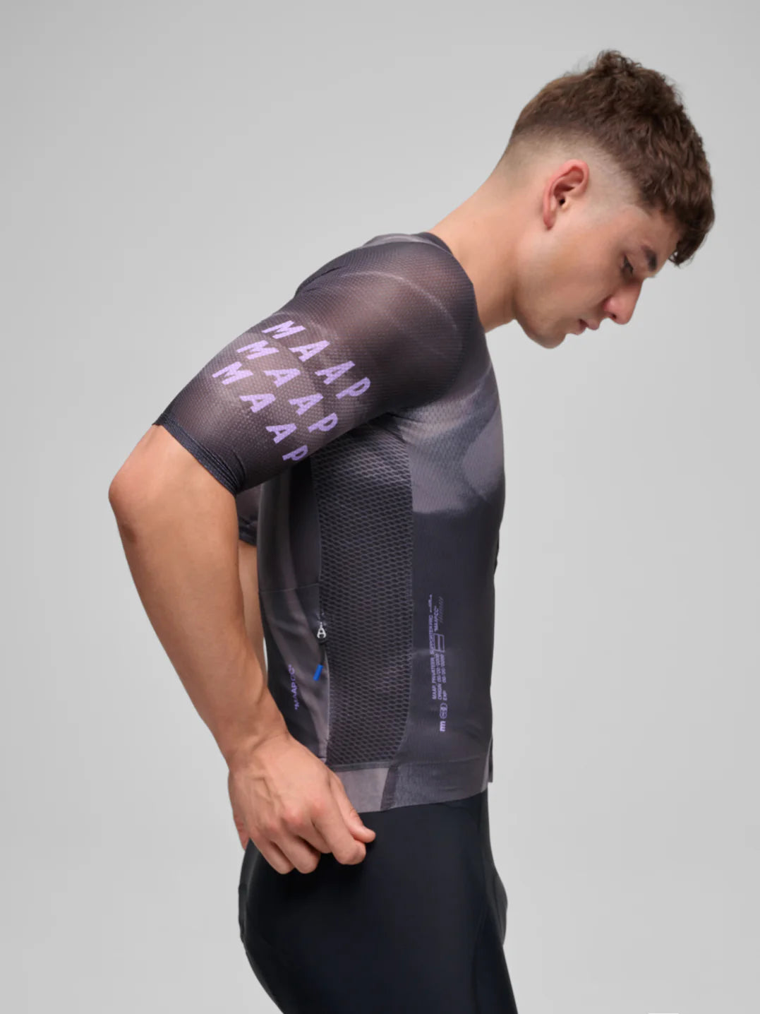 Maap Evade Pro Base Maillot de cyclisme pour homme Noir