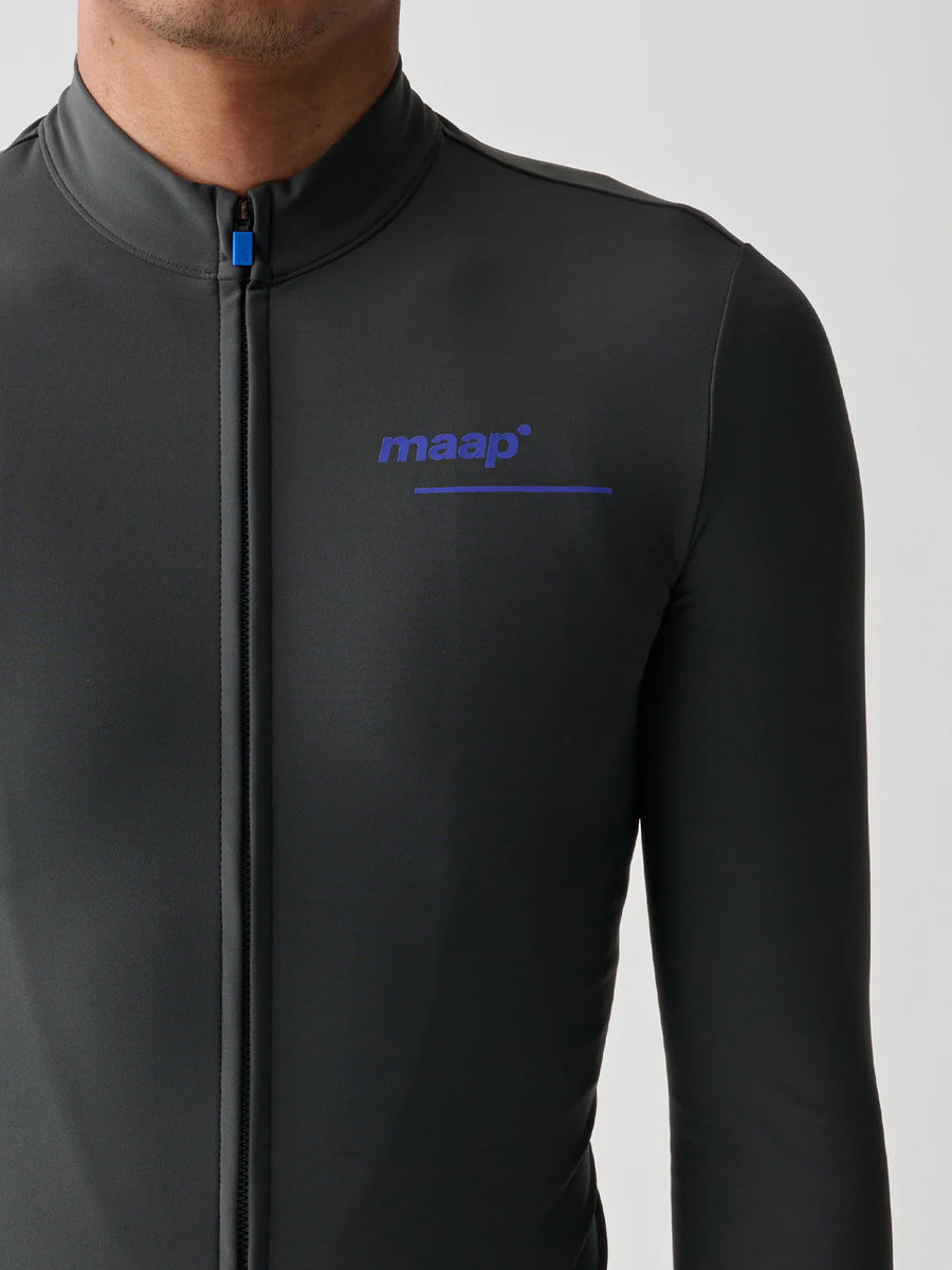 Maap Men's Thermal Training LS Jersey Radtrikot langarm Dark Shadow