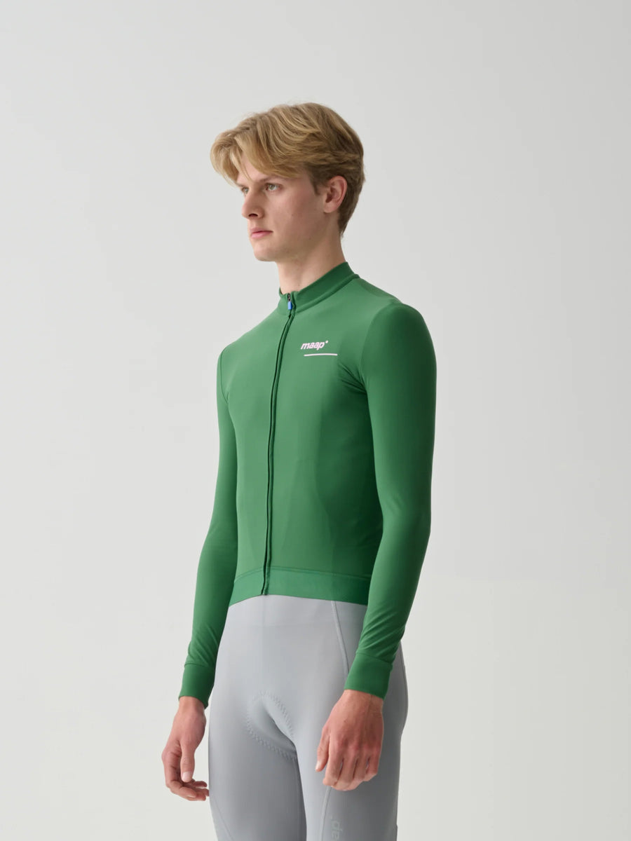 Maap Men's Thermal Training LS Jersey Radtrikot langarm Verdant Green